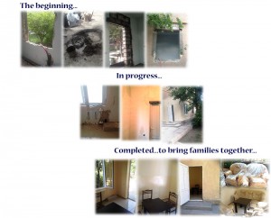A Family Suite was constructed at Mari Izmirlyan Orphanage. The purpose of the suite is to facilitate reunification between children housed in Mari Izmirlyan and their biological families.