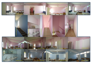 Progress on renovation of bedrooms at Birds' Nest Orphanage that began in June