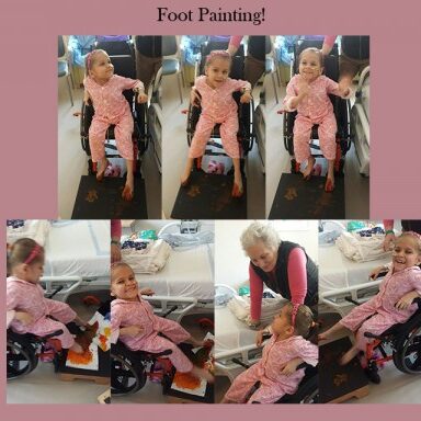 Lilit foot painting therapy