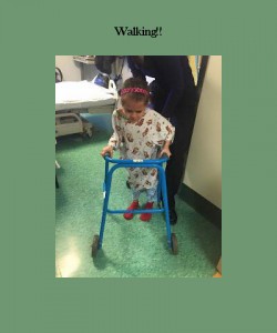 Lilit walking!