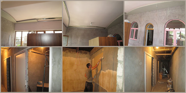 Progress on renovations at Mer Doon