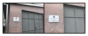 Idjevan storage building constructed last year-plaques