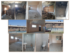 Wood shop renovations at Kharberd Orphanage