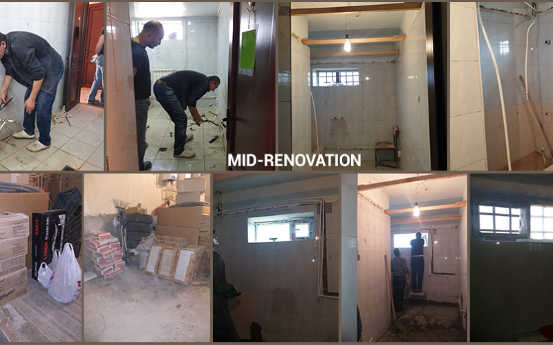 Mid-renovation