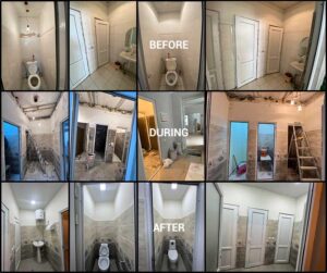 Renovations of bathroom at YerevanState Day Center funded by the Gulamerian Fund