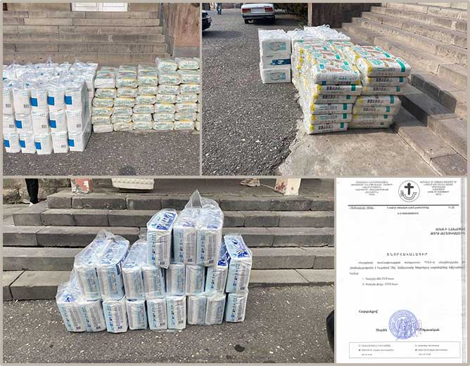 Diapers for Kharberd Orphanage in Yerevan
