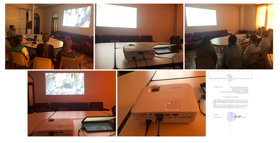 New projector for OLA Annie Bezikian Center, Kanaker