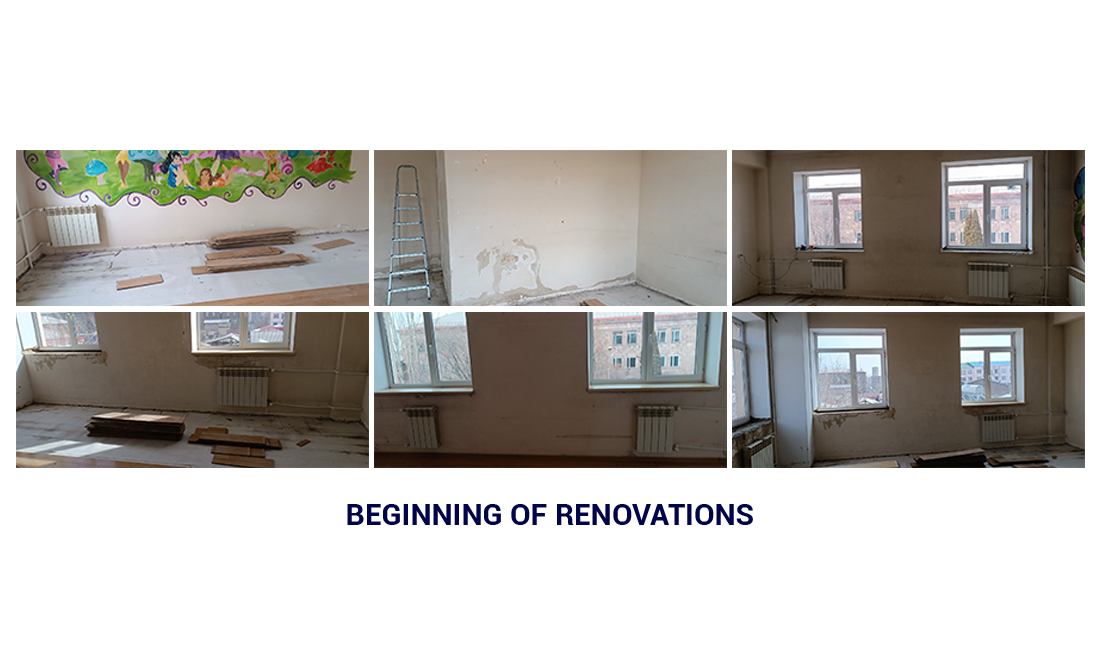 Renovations at Children's Home of Gyumri 9th Department