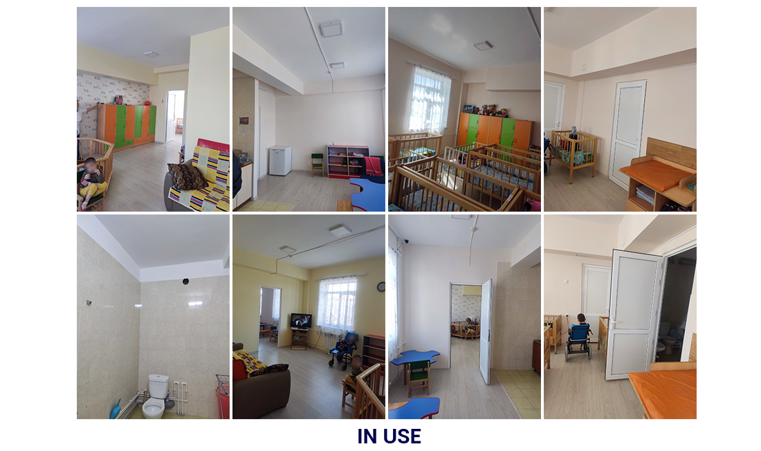 The newly renovated 9th Department at Children's Home of Gyumri in use.