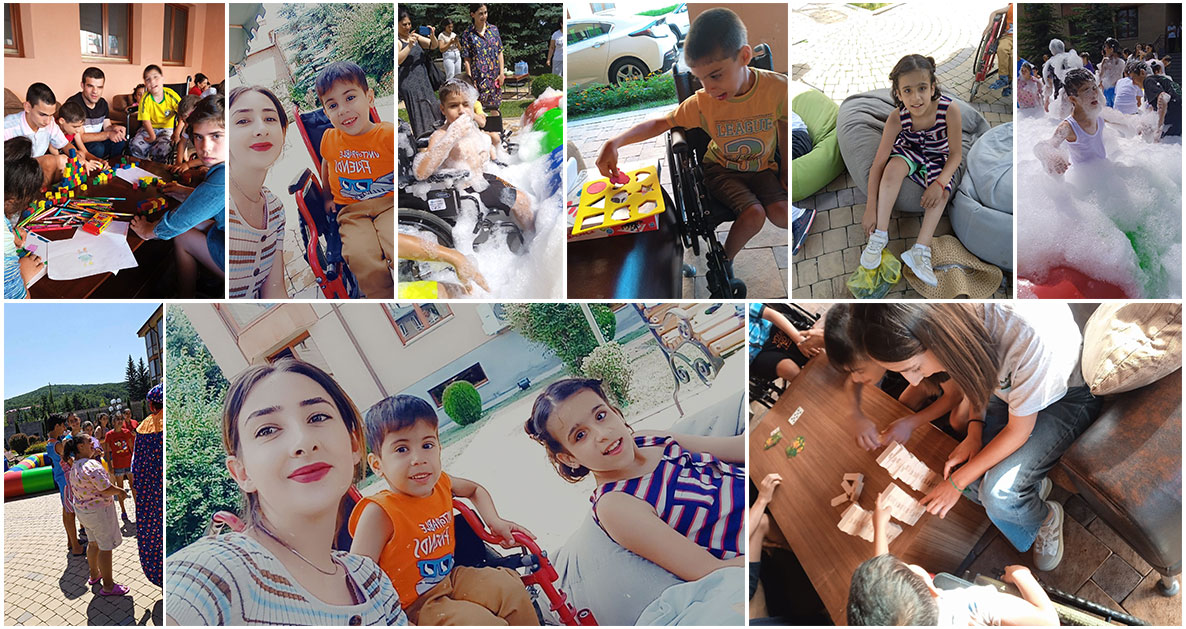 The children of Mari Izmirlyan and Children's Home of Gyumri Orphanages go to Summer Camp