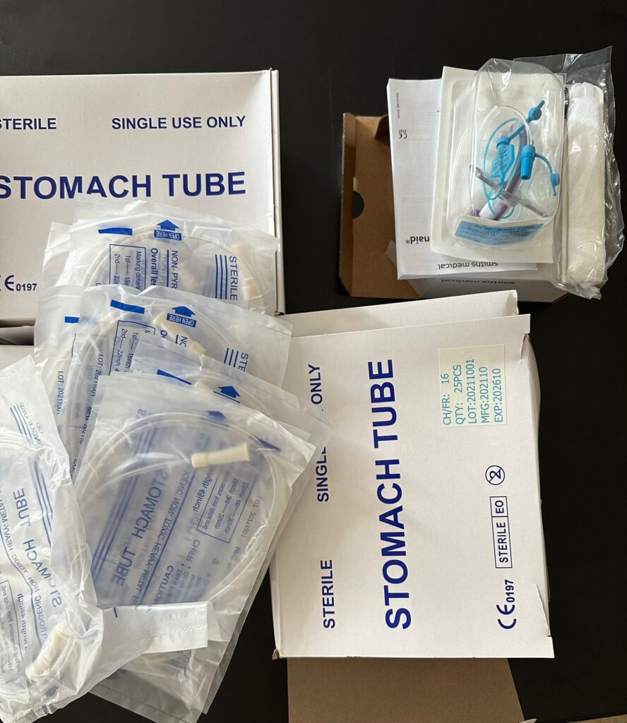 Stomach tubes and tracheostomy for Children's Home of Gyumri
