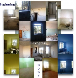 Two Nubarashen classroom renovations...