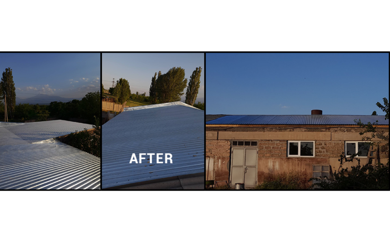 New roof for Kharberd Orphanage - After
