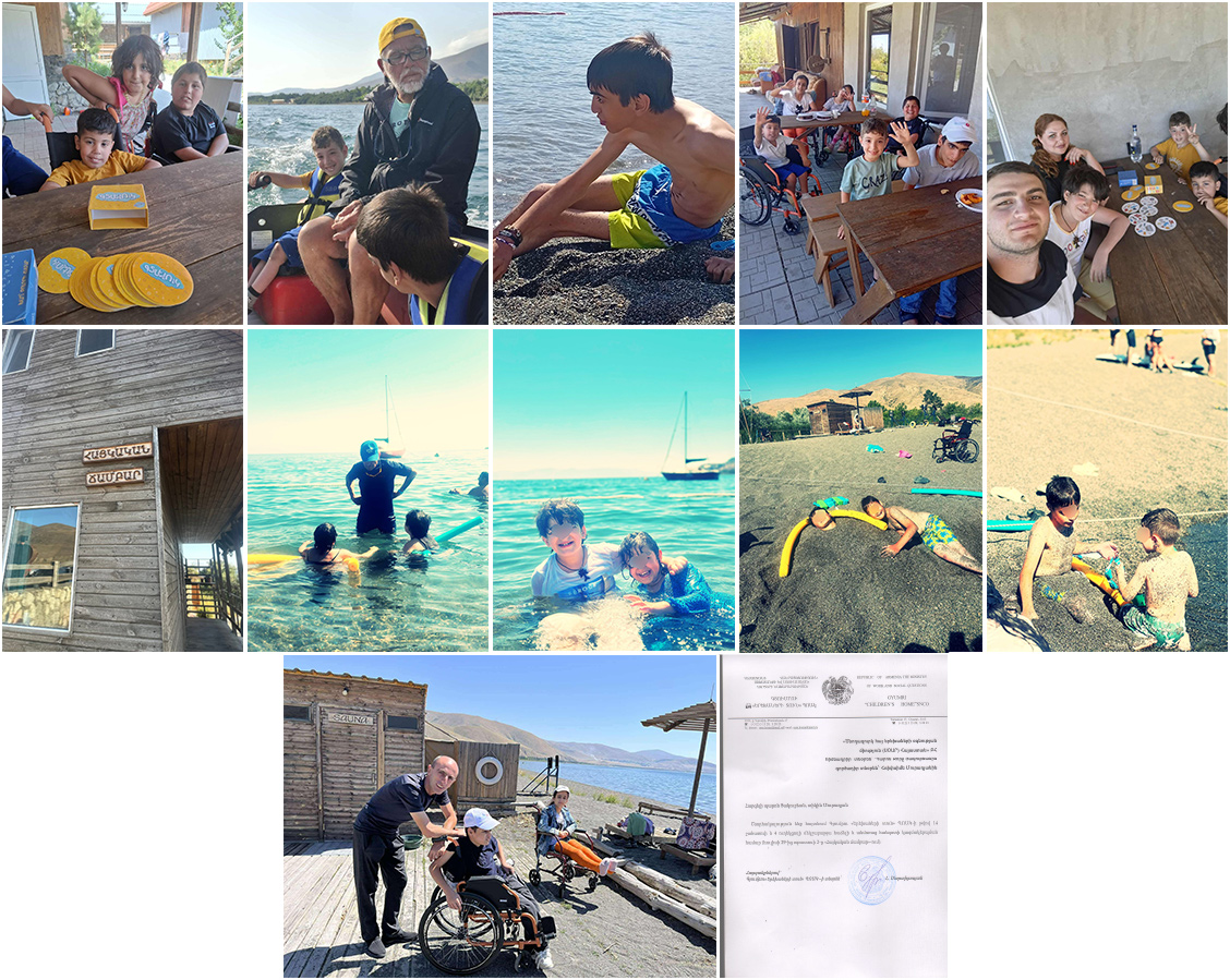 CHG Retreat Retreat at Lake Sevan for children at Children's Home of Gyumri